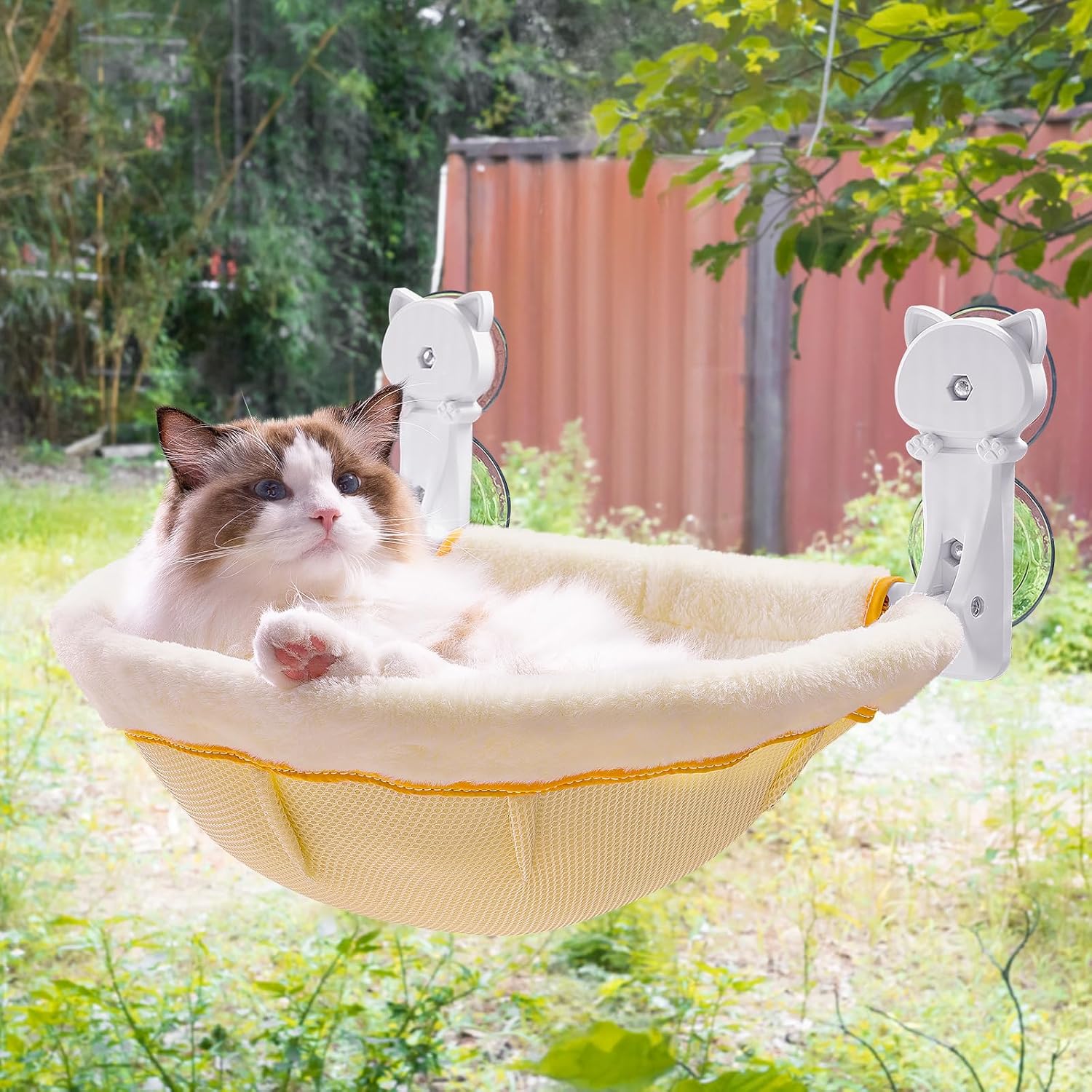 Thumbnail 6 de JUNSPOW Cat Window Perch 40 lb capacity 🐱