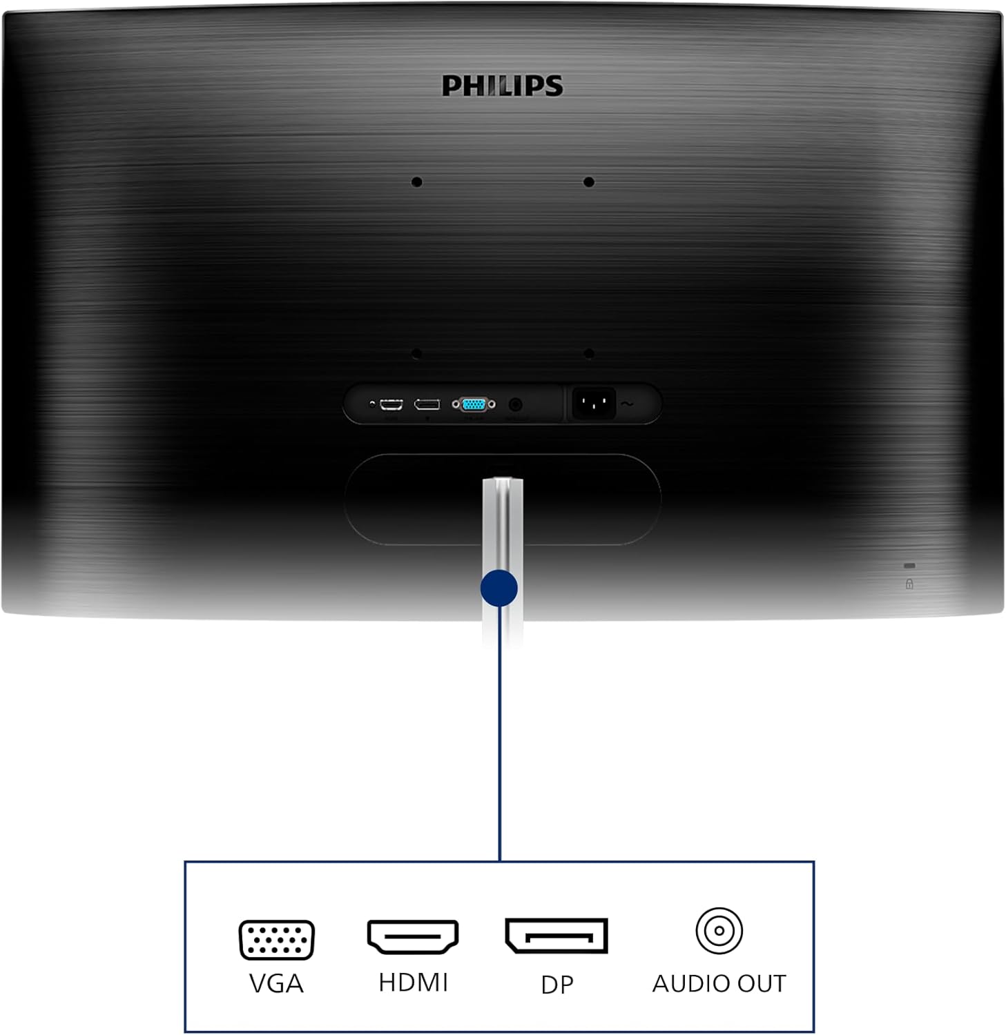 Thumbnail 3 de Philips 325E1C 32-inch Curved QHD Monitor: a practical choice for everyday productivity and media