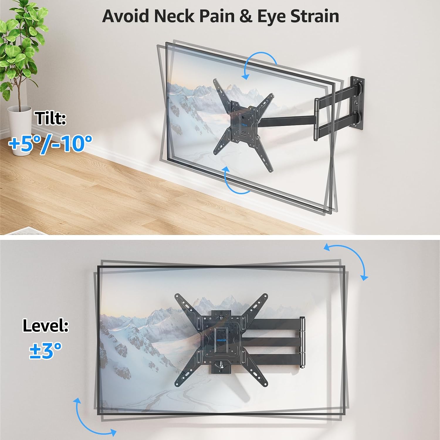 Thumbnail 6 de MOUNTUP Long Arm TV Wall Mount 31.3-Inch Extension