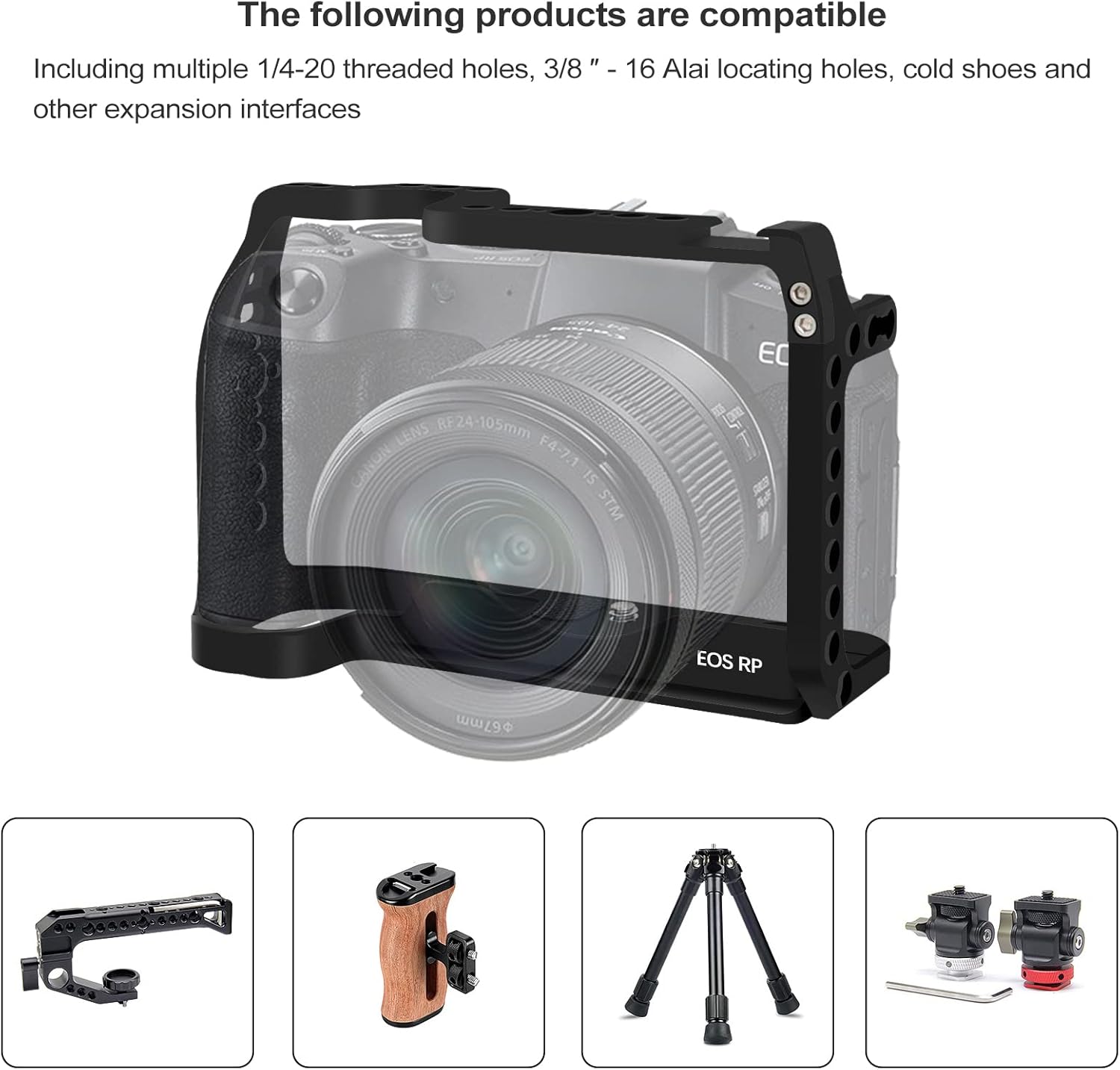 Detalle de EOS RP Camera Cage for Canon EOS RP