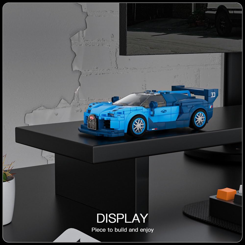Detalle 2 de Mould King 27001 Technik Speed Champion Sportwagen Bausteine 336 Teile