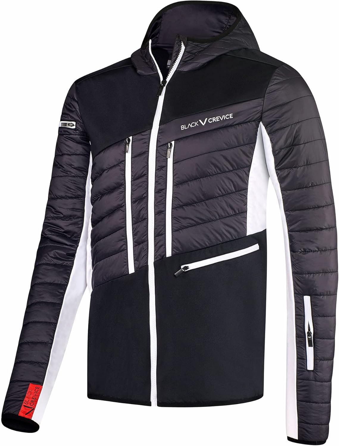 Detalle de Black Crevice Giacca da Sci da Uomo Alpinismo: comfort, protezione e versatilità per l'inverno