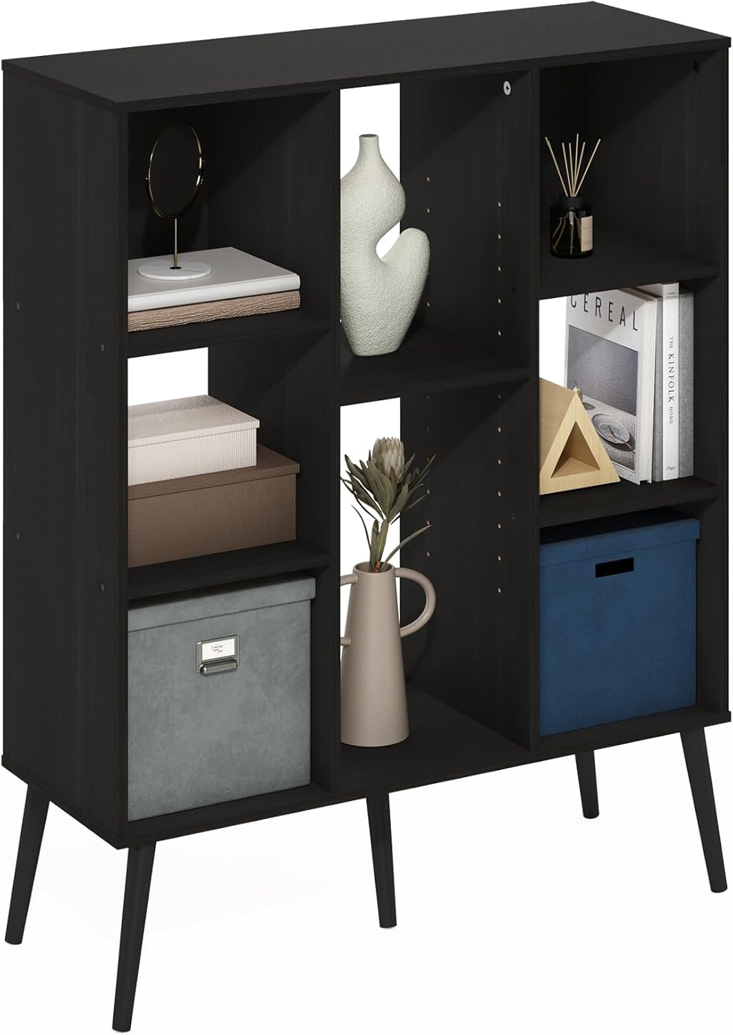 Detalle de Furinno CLAUDE Libreria 8 Cubi 99,95 cm