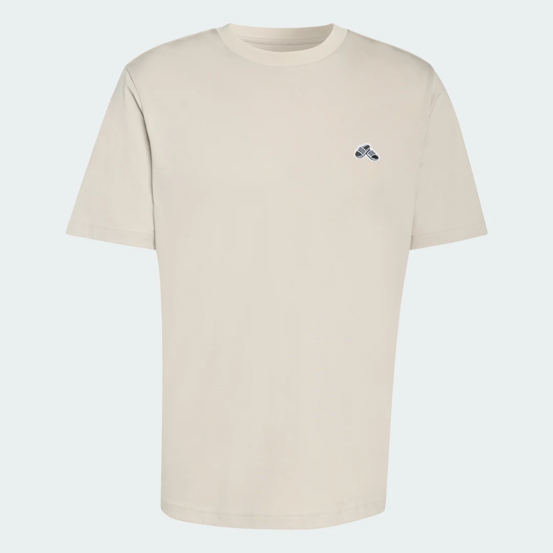 Thumbnail 3 de Camiseta estampada Summer Slide Trim de Adidas en beige