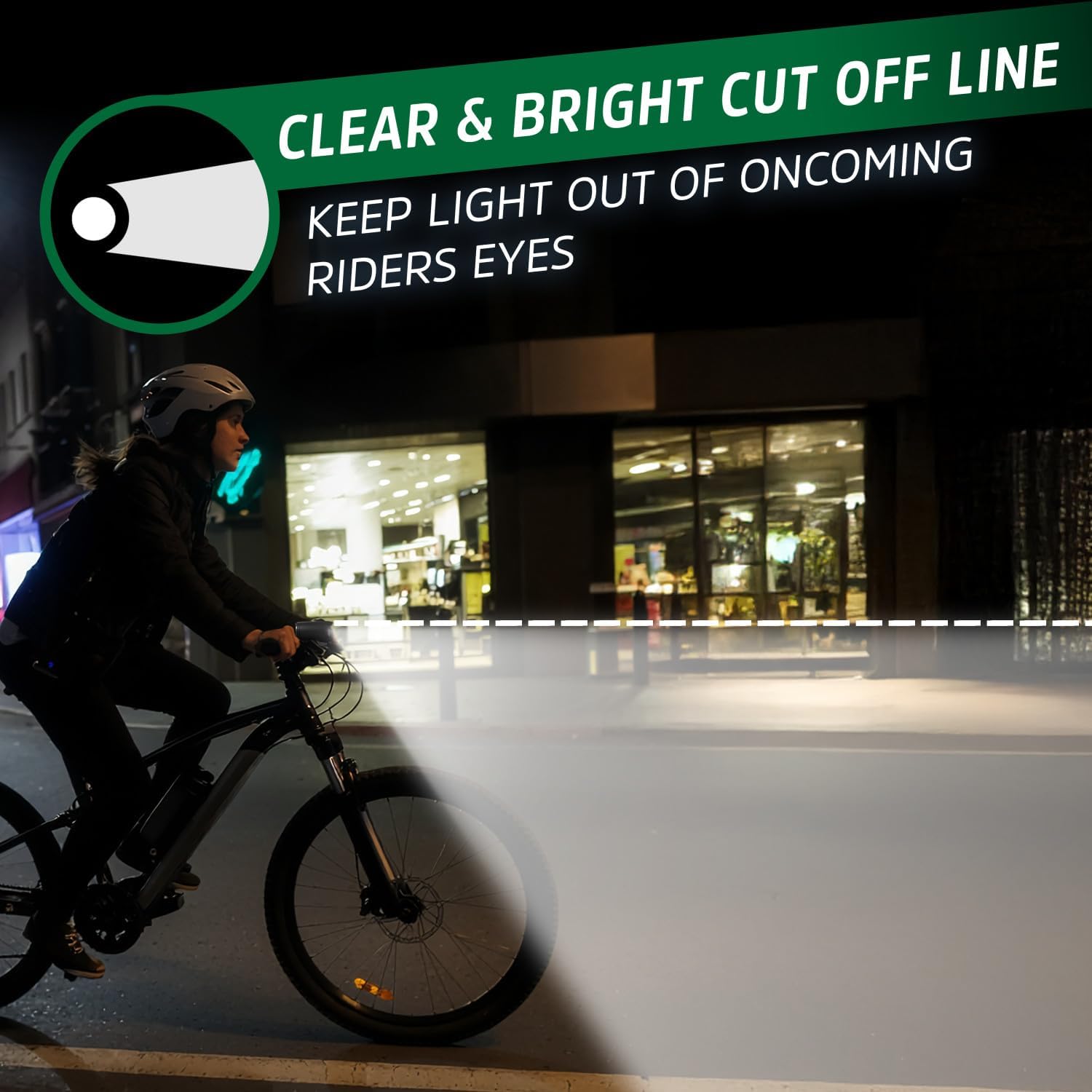 Detalle de Energizer uppladdningsbart cykelljusset med 250 lumen framljus och 220° bakljus