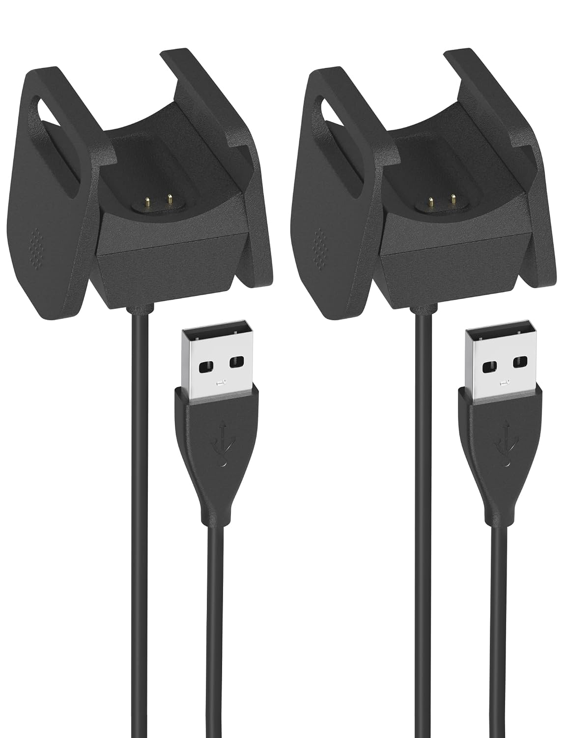 Sinoacc Charger for Fitbit Charge 4 Replacement USB Charging Cable Cord (2-Pack, 100CM)
