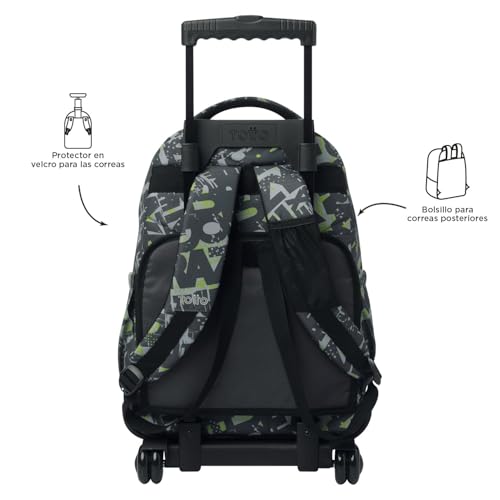 Detalle 2 de TOTTO Renglones 26 L mochila con ruedas