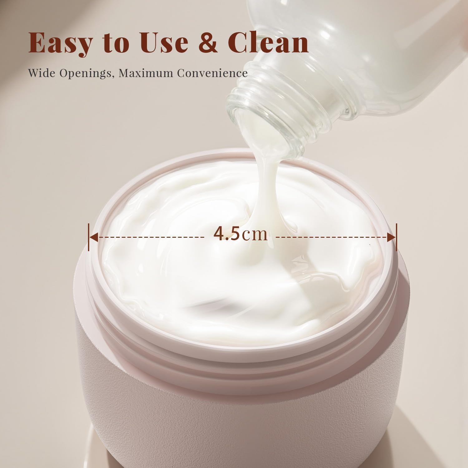 Detalle de Trimcoo Travel Toiletry Containers, 1 oz TSA