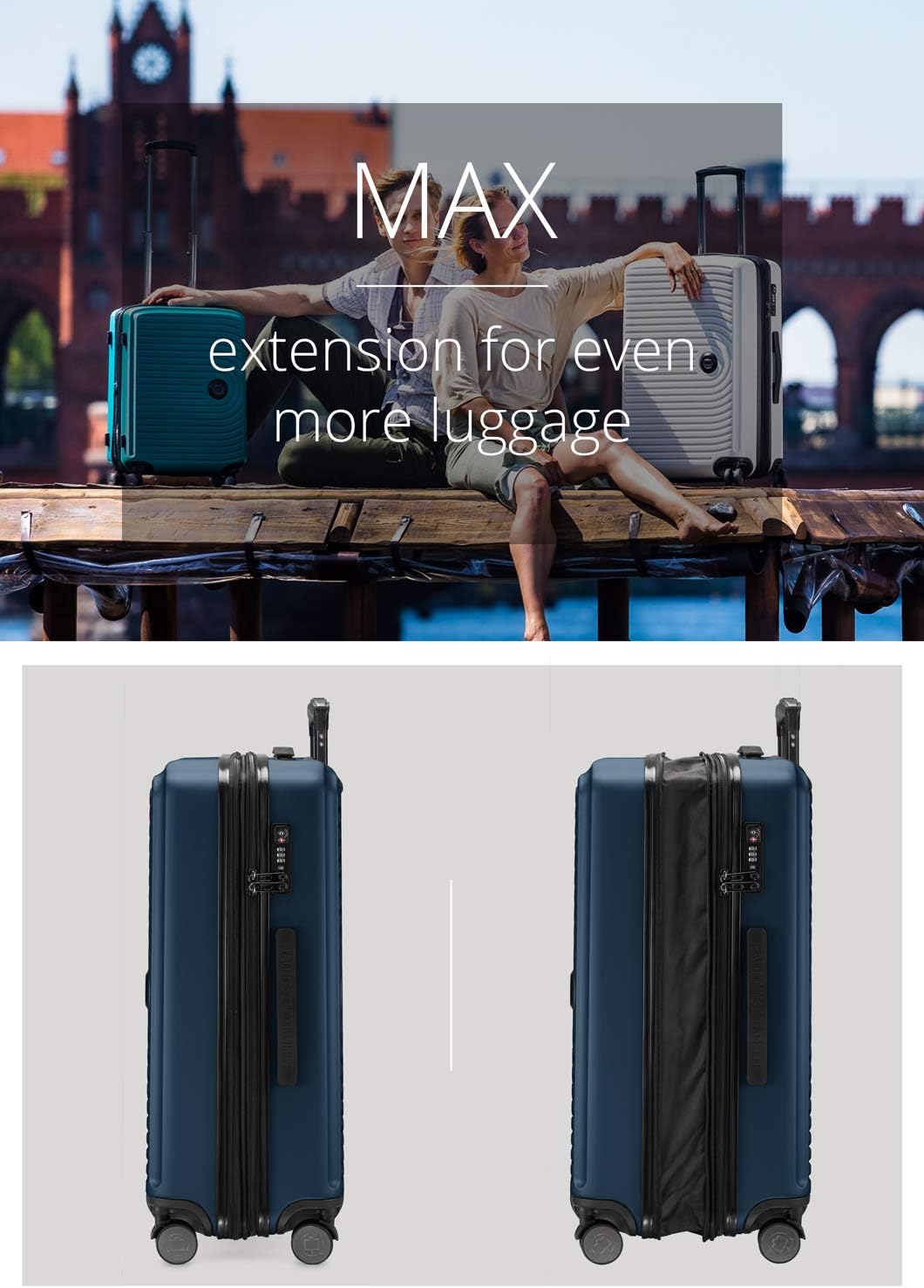 Detalle de Hauptstadtkoffer Mitte Bagage – Ensemble de Bagage Bleu foncé 77 cm (L)