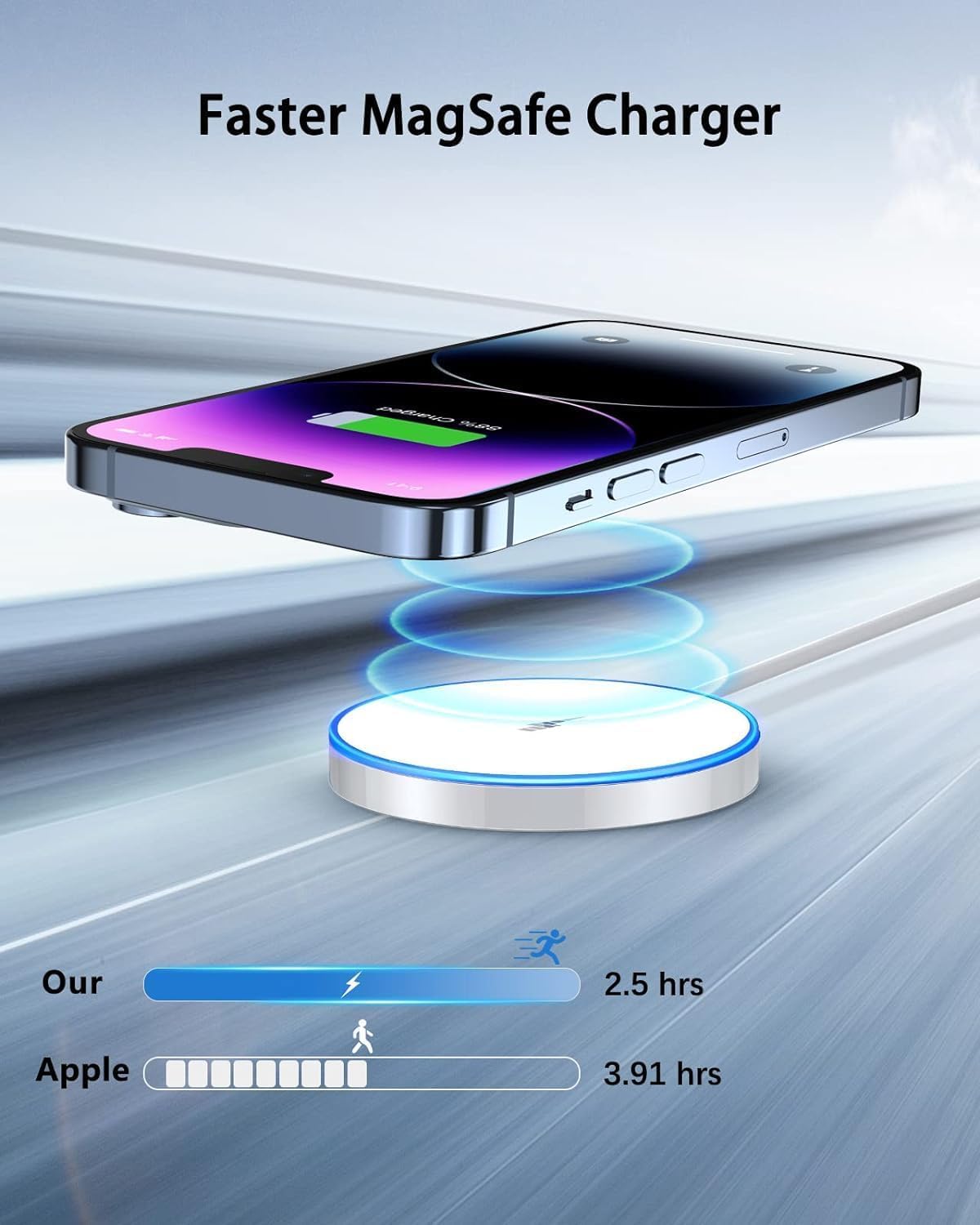 Thumbnail 1 de Apple MagSafe Magnetic Wireless Charger 2-port