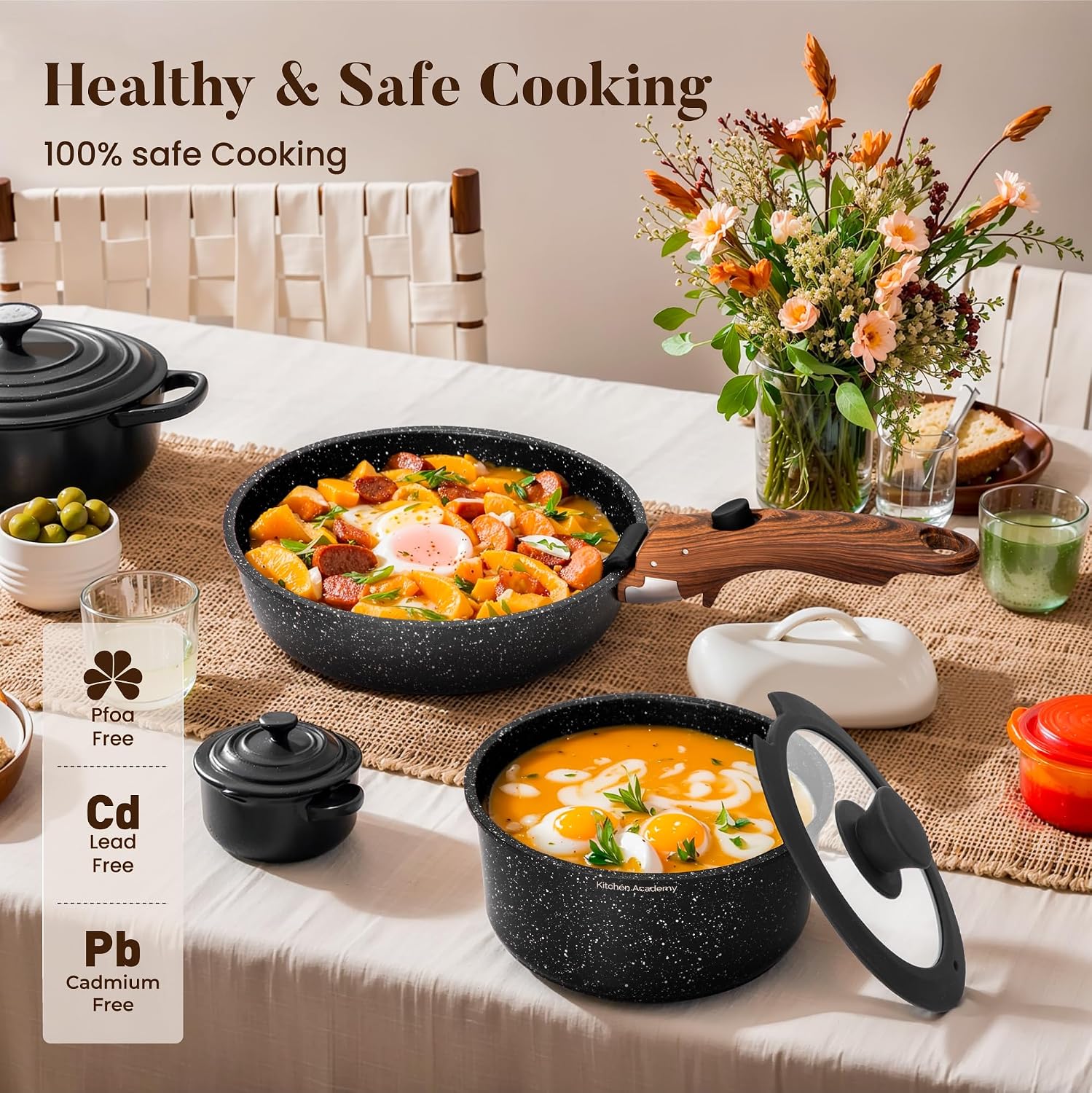 Thumbnail 4 de Kitchen Academy Cookware Set, 10-Piece