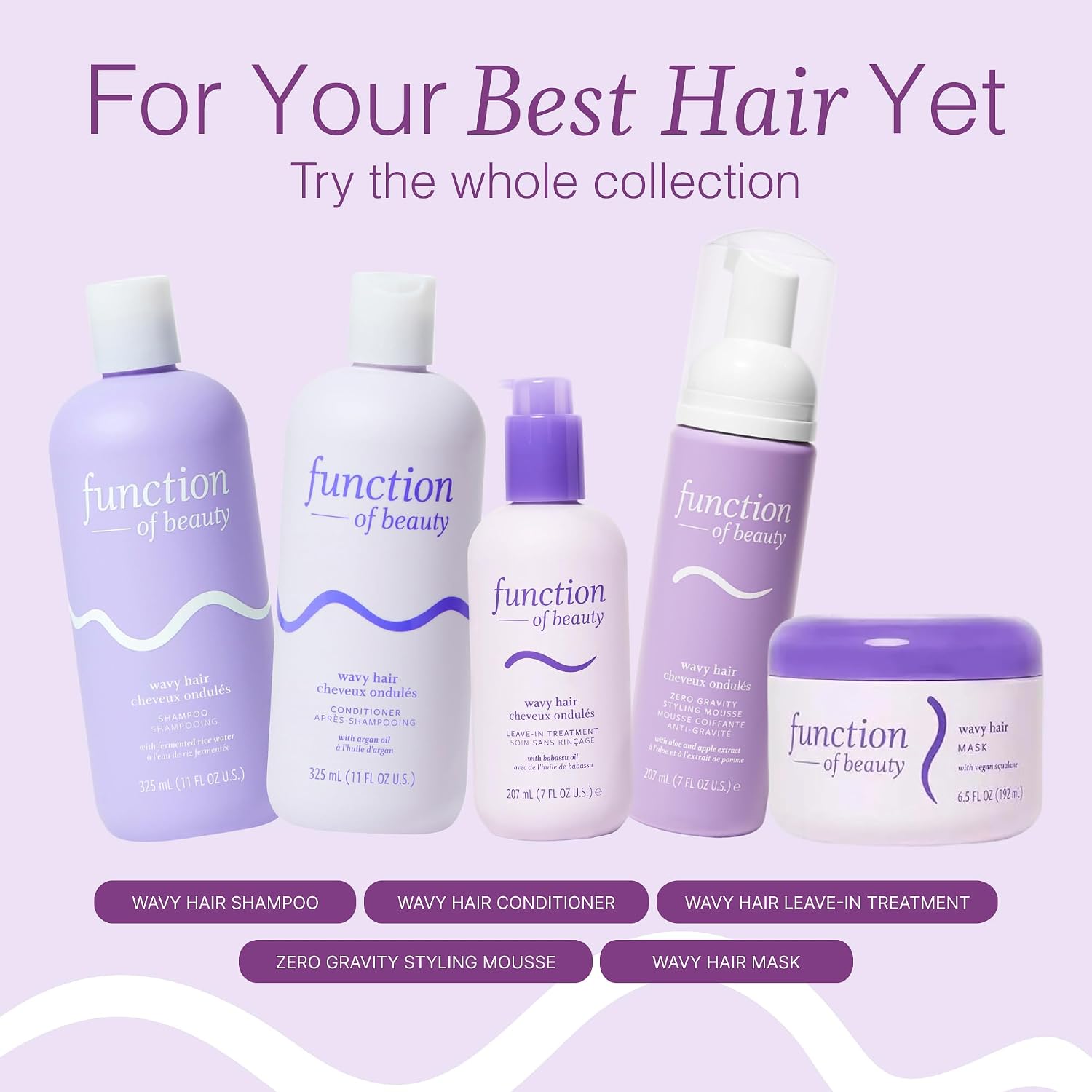 Thumbnail 5 de Function of Beauty Wavy Hair Shampoo & Conditioner Duo XL
