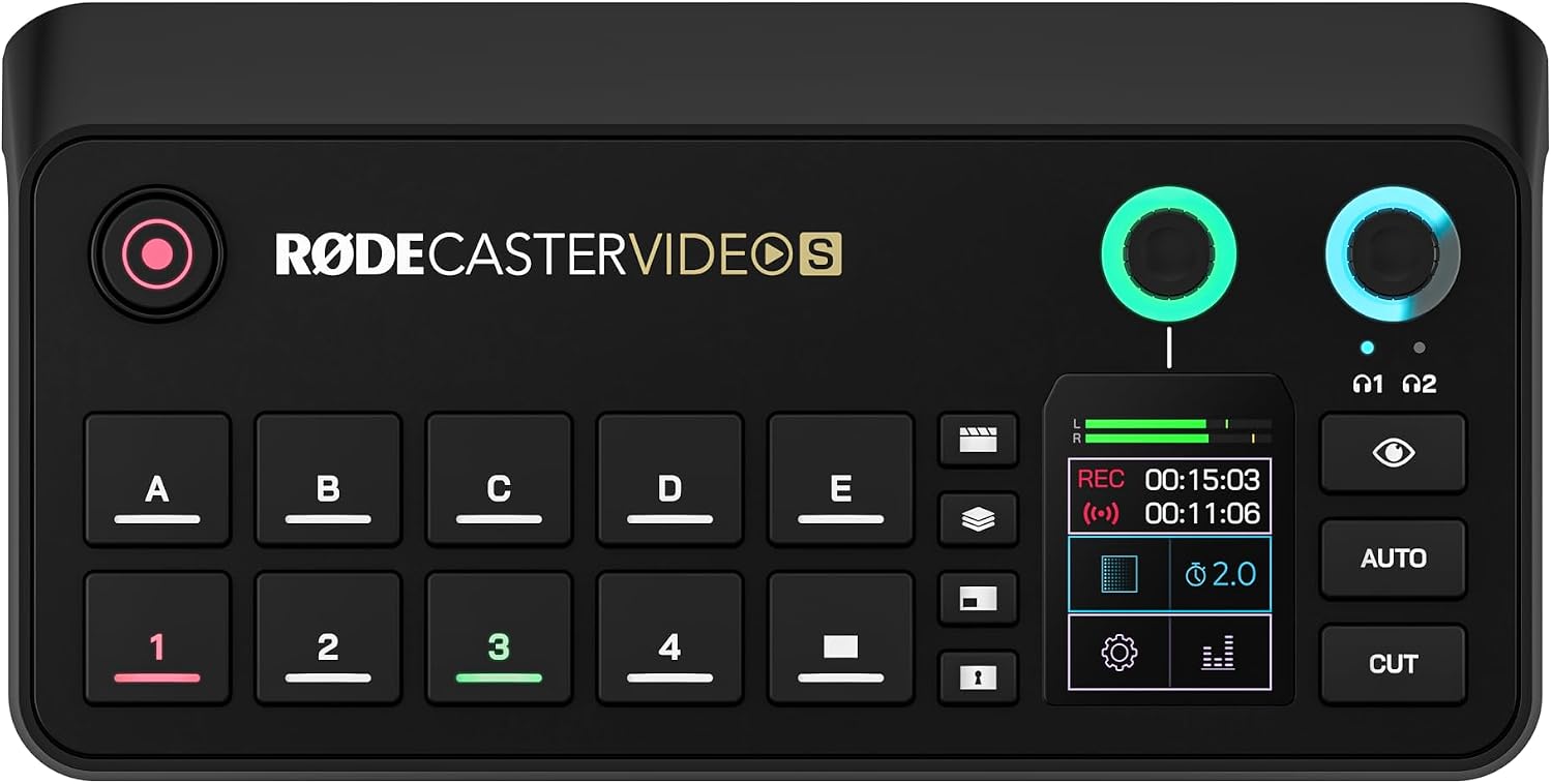 Detalle 2 de RODE ロードキャスター ビデオ S RCVS HDMIビデオスイッチャー、1080p60・24GB内蔵