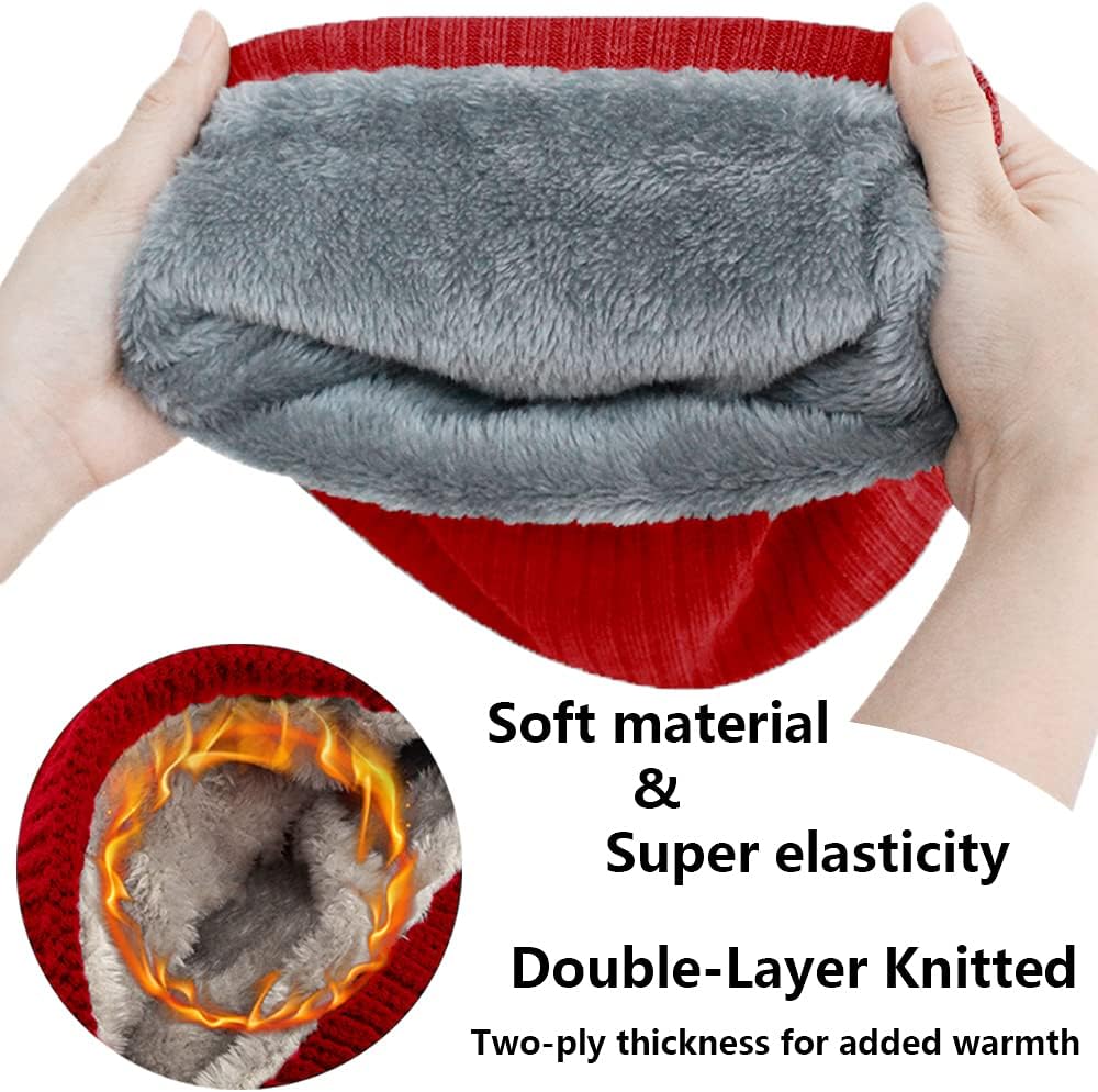 Thumbnail 3 de ehsbuy Fleece Neck Warmer Thermal Snoods