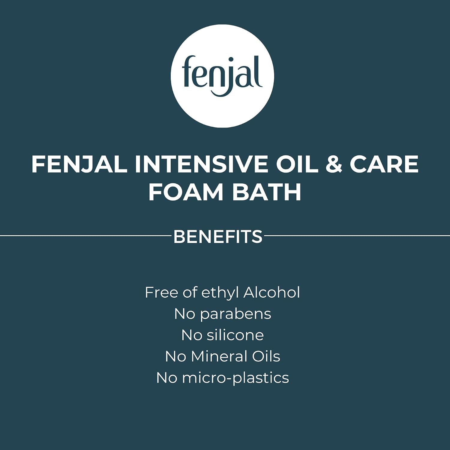 Detalle de Fenjal Intensive Oil & Care Foam Bath: Luxurious Bubbles with Avocado Oil & Shea Butter (200 ml)