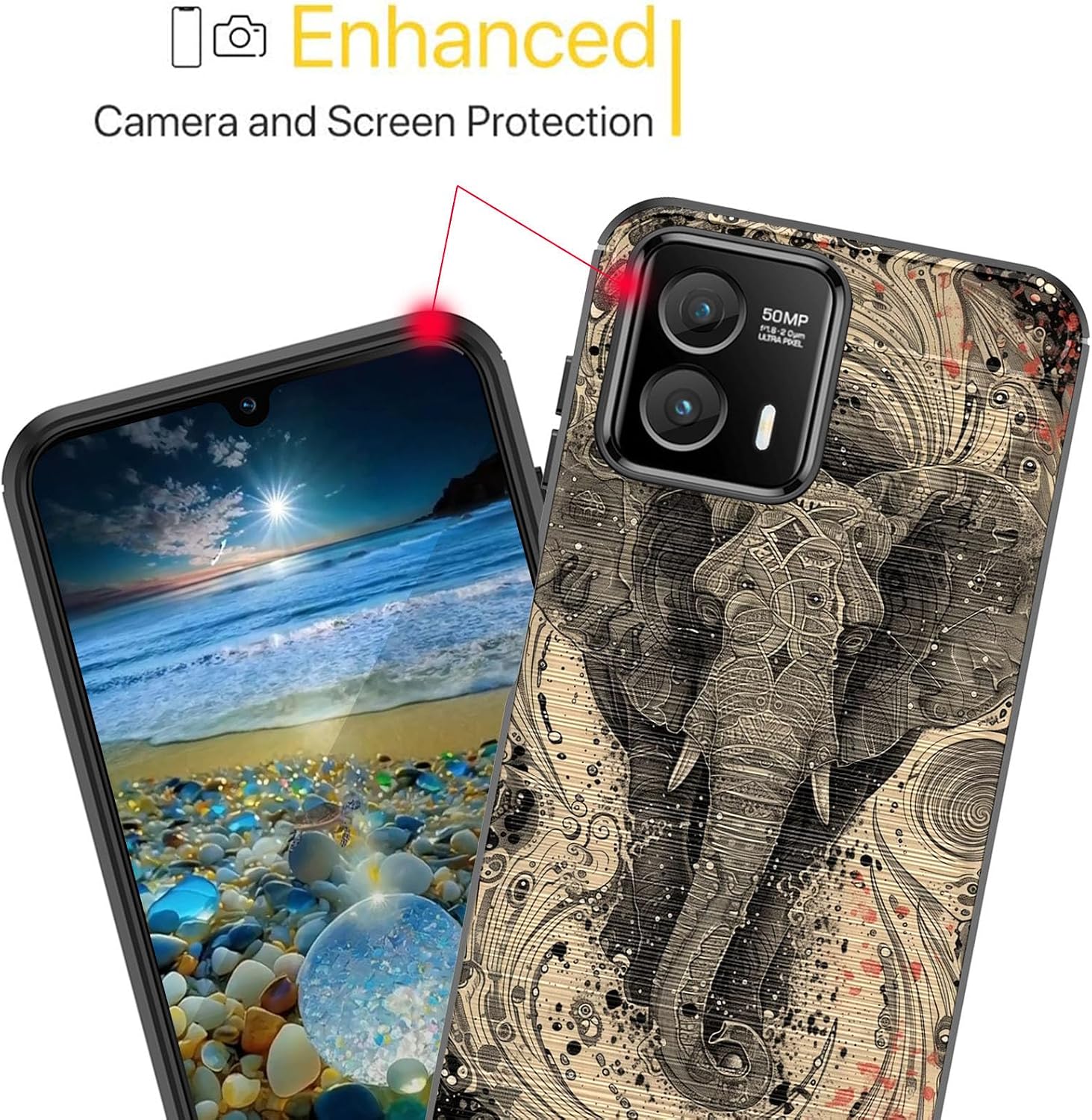 Detalle de RUUHLJLET Phone Case for Moto G Stylus 5G 2024