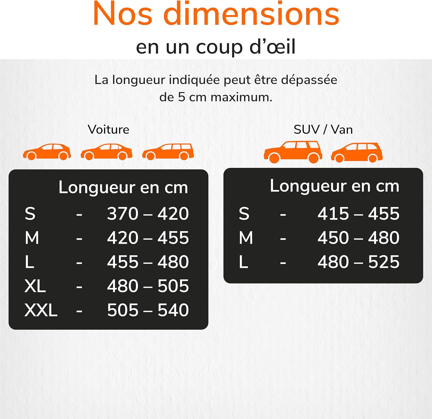 Thumbnail 6 de Upgrade4cars Housse Voiture Intérieur Elastique – Taille SUV L (480-525 cm)