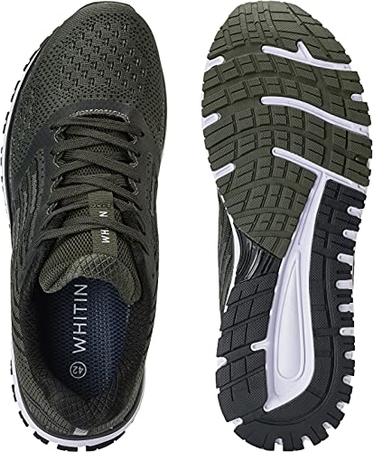 Detalle de WHITIN Laufschuhe Herren – Turnschuhe Armee Grün 40