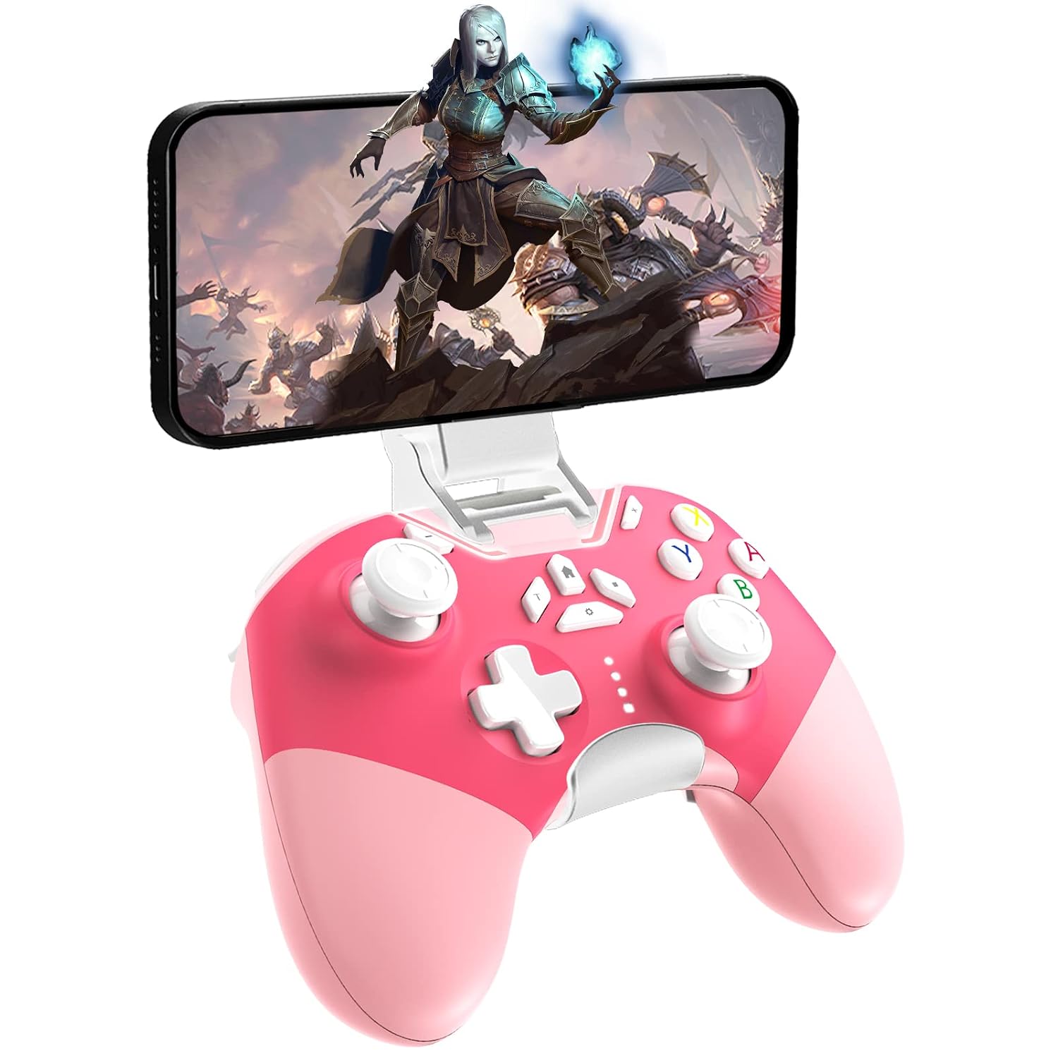 Thumbnail 6 de Hall Effect Bluetooth Controller for Switch/PC/iPhone/Android/TV/Steam — Pro Wireless Game Controller with Hall Joysticks and Turbo