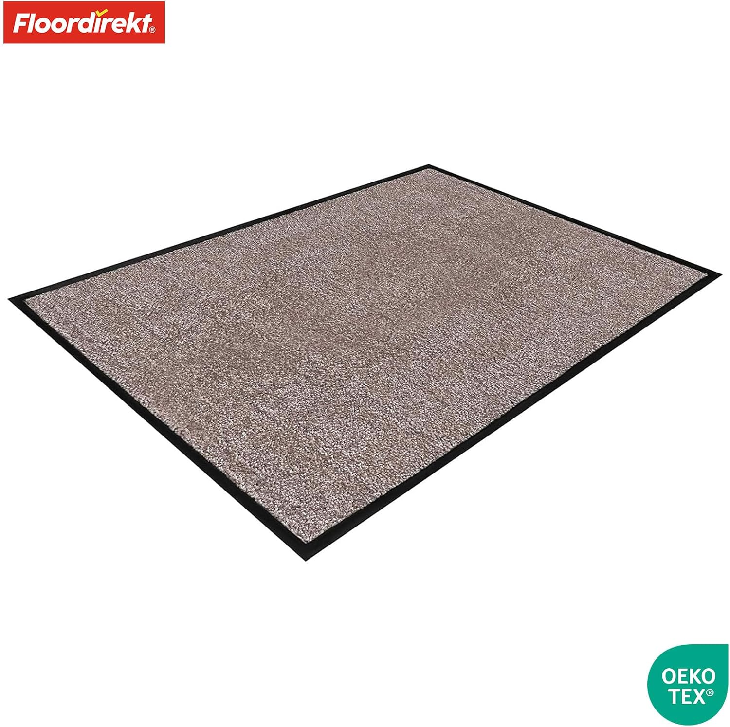 Detalle de Floordirekt Rhine Schmutzfangmatte – waschbar, rutschfeste Sauberlaufmatte 135 × 200 cm