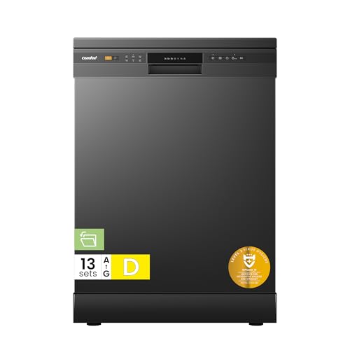 Detalle de COMFEE' Freestanding Dishwasher 60cm, 13 Place Settings, Black