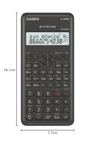 Detalle 2 de Casio FX-82MS-2-S-ET-B, Calculadora Científica Gris Oscuro: ficha de compra útil
