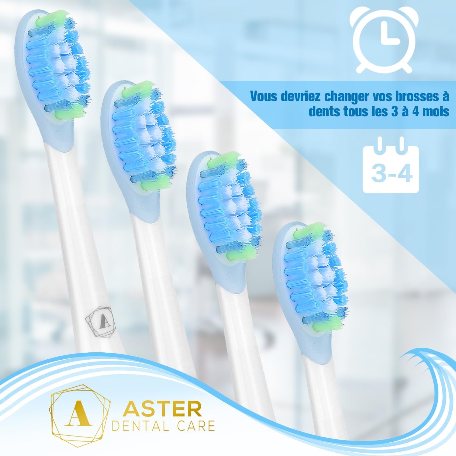 Thumbnail 3 de Aster Dental Care Têtes de rechange 16 🪥