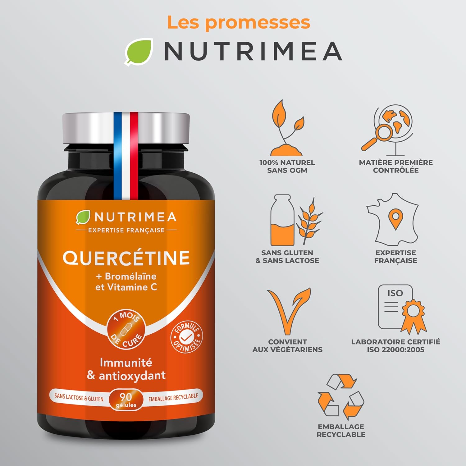 Thumbnail 6 de Nutrimea Quercétine 600 mg complément immunité végétal