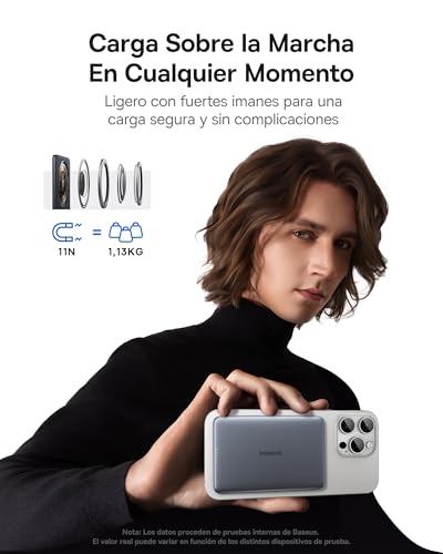 Thumbnail 2 de Baseus Picogo AM41 Power Bank ⚡ 5000mAh, MagSafe, PD 20W, Portátil
