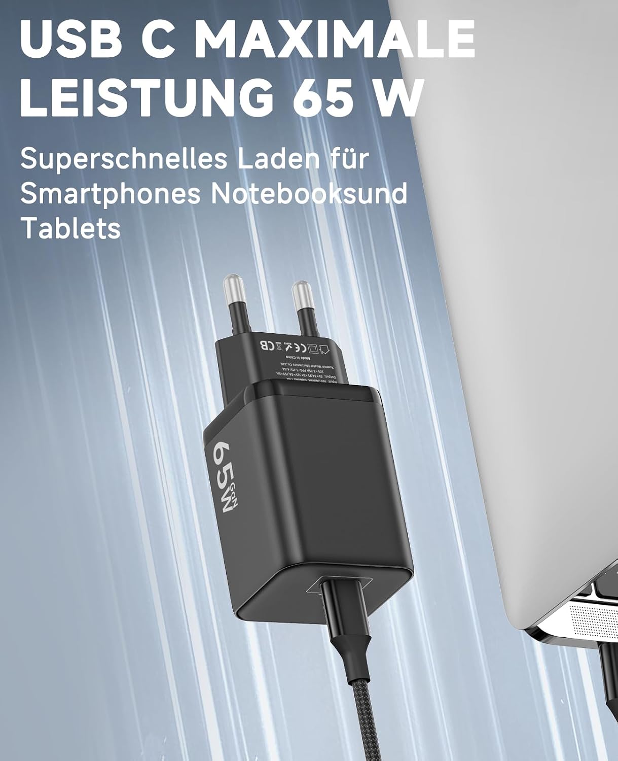 Thumbnail 2 de HYDOOD USB C Ladegerät 65W Schnellladegerät