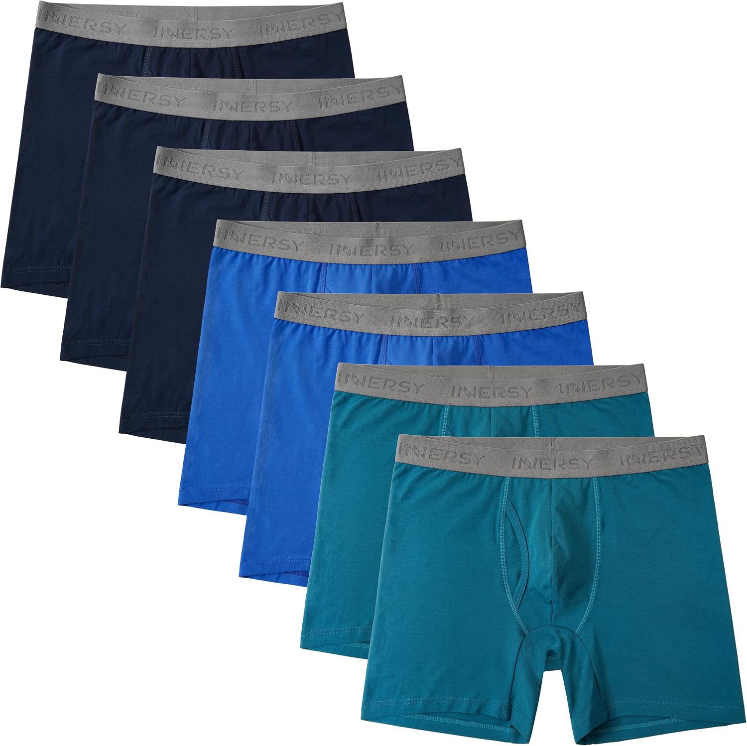 Thumbnail 6 de INNERSY Men's Cotton Underwear 7-Pack boxer briefs 🩲