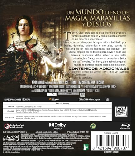 Detalle 2 de Divisa HV Legend 1985 Blu-ray