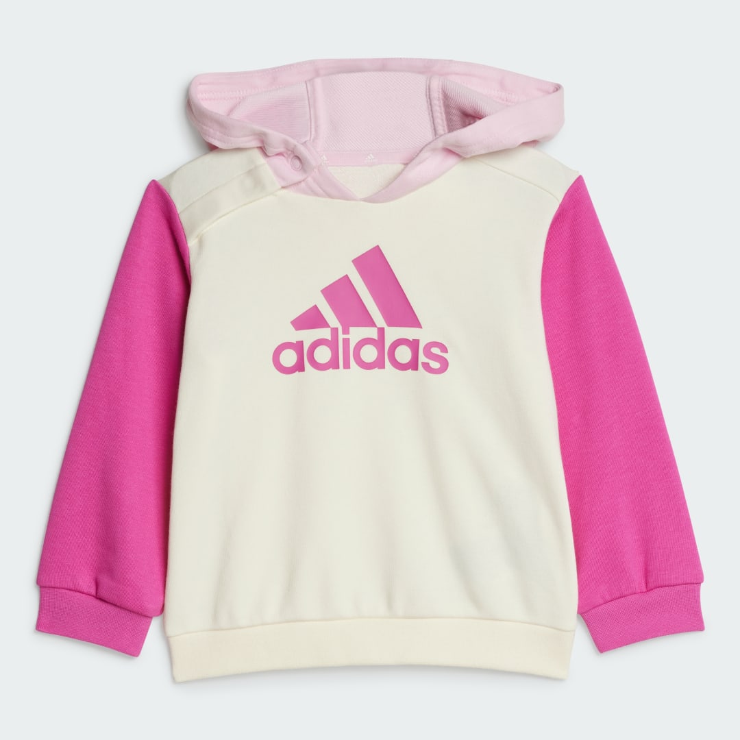 Detalle de Adidas Conjunto Essentials Colorblock para bebé en beige