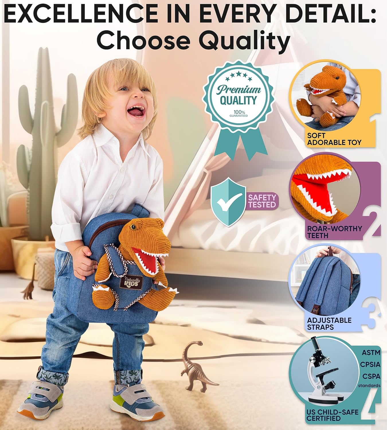 Thumbnail 1 de Naturally KIDS Toddler Backpack 2-4