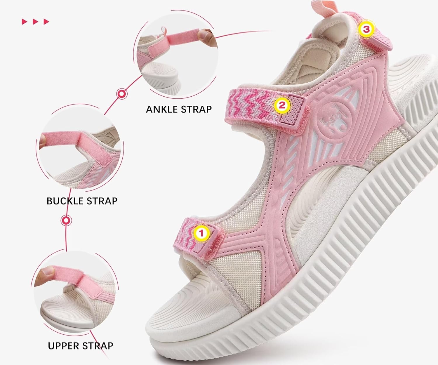 Thumbnail 4 de KuaiLu Women’s Orthopedic Walking Sandals with Arch Support (Adjustable Straps)