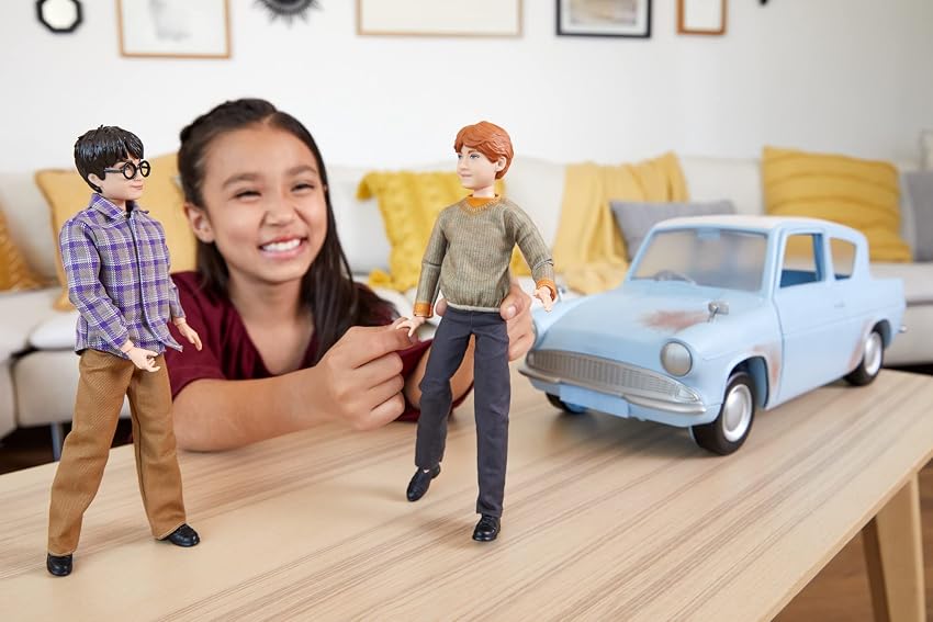Mattel Harry Potter y Ron Weasley en Coche Volador 🧙
