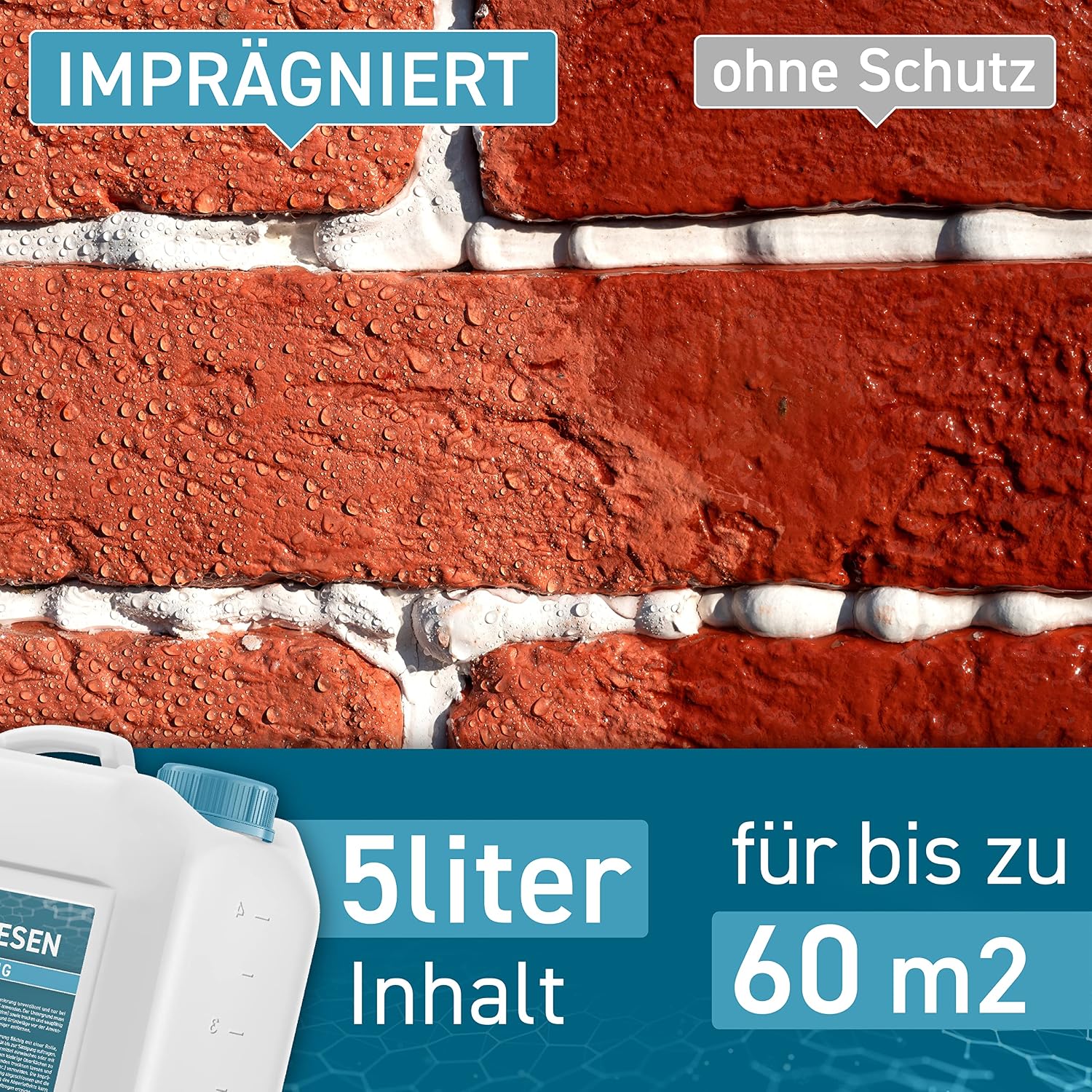 Detalle 1 de PLINTEX Steinimprägnierung 40–60 m² 5 L