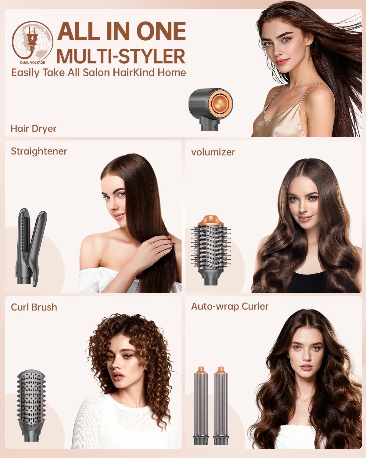 Thumbnail 1 de Air Styler 7-in-1 Hair Dryer Brush — 7-in-1 🌬