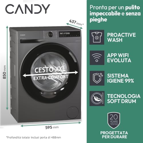 Thumbnail 2 de Candy ProWash 500 Lavatrice 7 Kg – Efficienza e tecnologia per il bucato quotidiano
