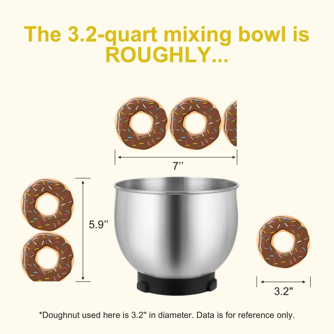 Thumbnail 6 de Kitchen in the box Stand Mixer 3.2 Qt — 6-speed 🍽