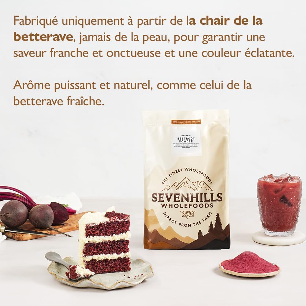 Detalle de Sevenhills Wholefoods Poudre de betterave 200g đ„