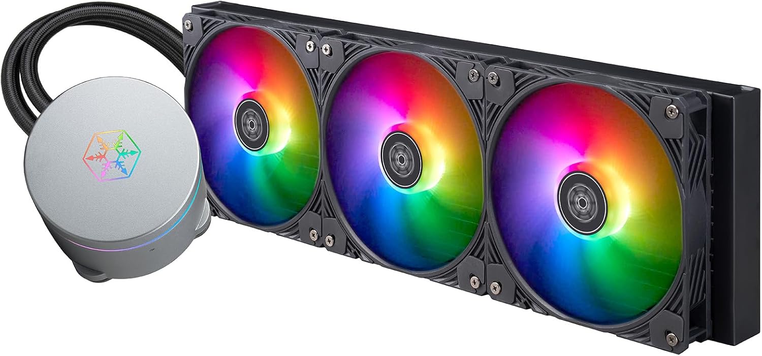 Detalle de SilverStone IceMyst 420 SST-IM420-ARGB – chłodzenie cieczą AIO z ARGB