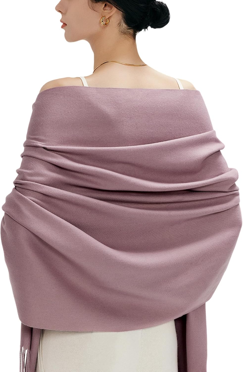 Detalle 1 de MaaMgic Pashmina Schal Damen, 20+ Farben 🧣