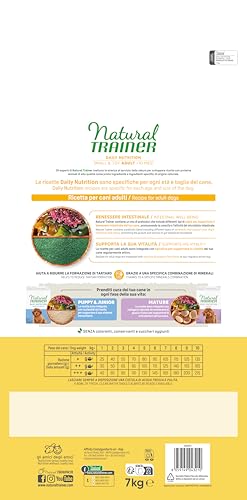 Detalle de Natural Trainer Small&toy Cibo per Cani Adulti con Prosciutto crudo, 7 kg (Confezione da 1)