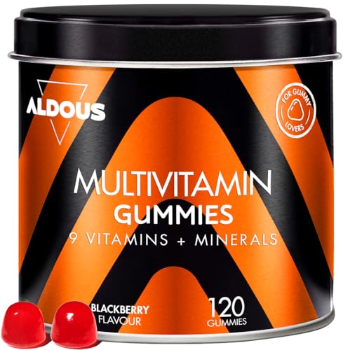 Detalle de ALDOUS Gominolas Multivitaminas 120 gummies 🍬