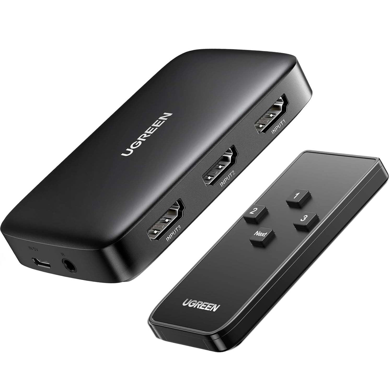 Detalle de UGREEN HDMI Switch 4K 3 Eingänge 1 Ausgang