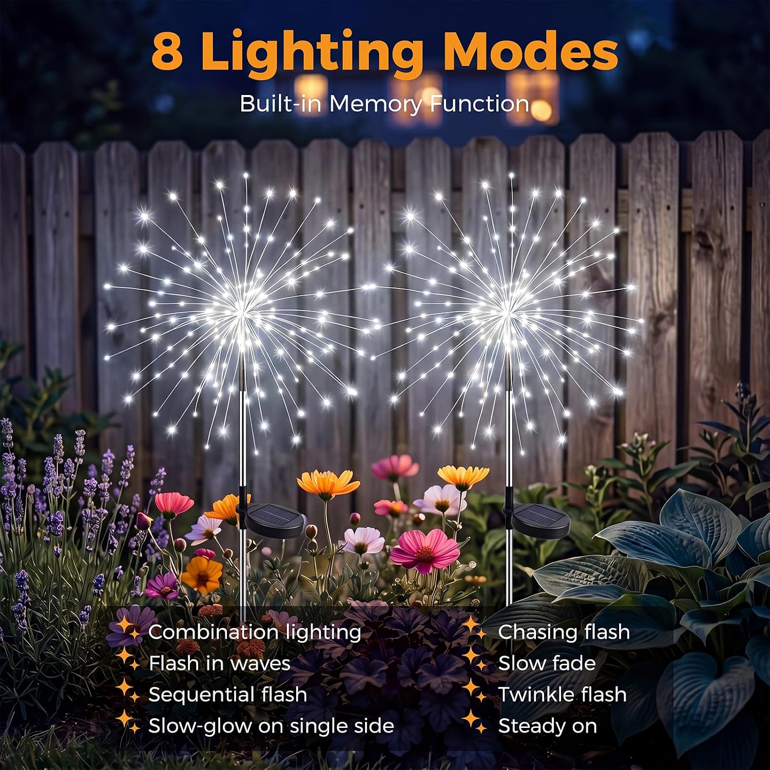 Detalle 2 de BTFarm Solar Garden Lights 120 LEDs