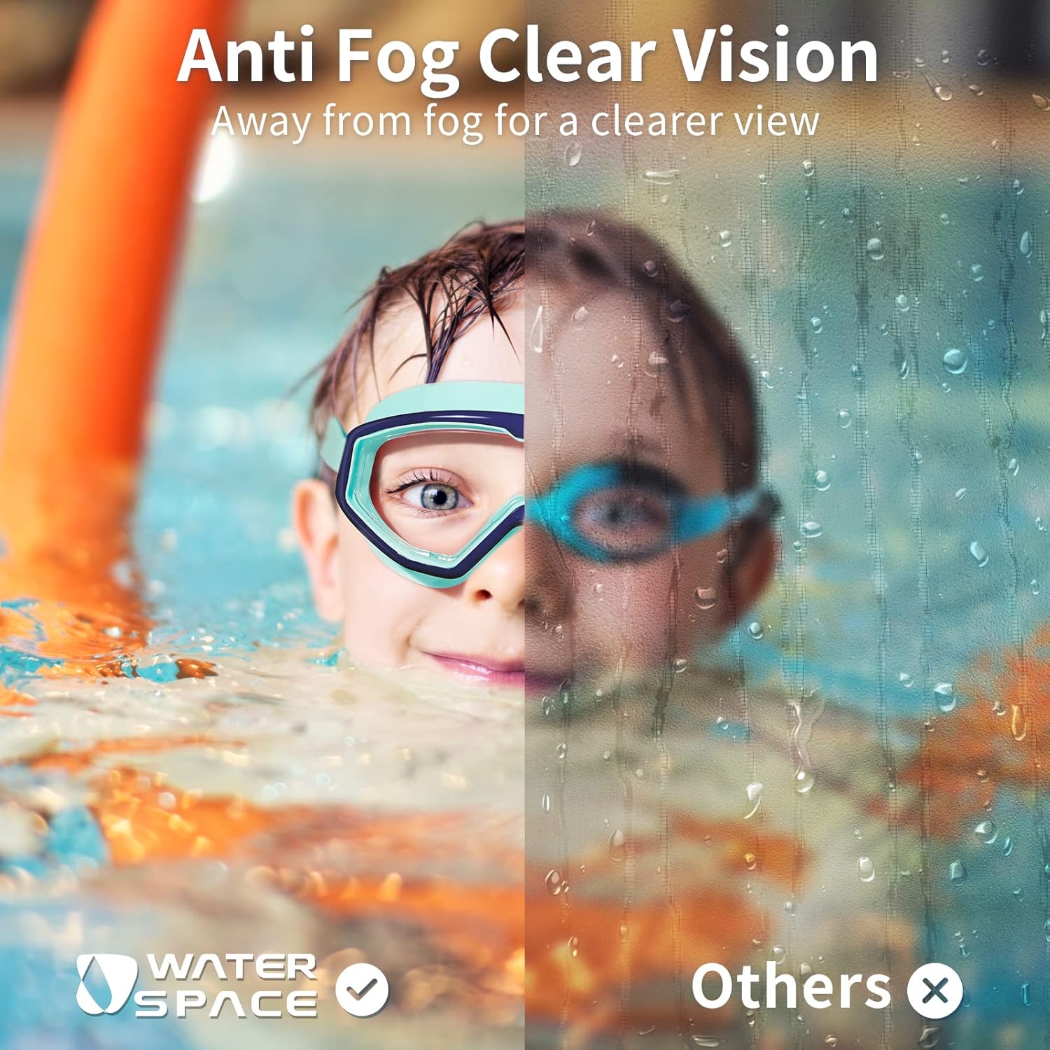 Thumbnail 2 de Water Space kids swim goggles 180°