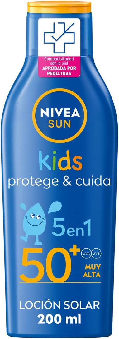 Detalle de NIVEA SUN Leche Solar Kids FP50+ Resistente al Agua