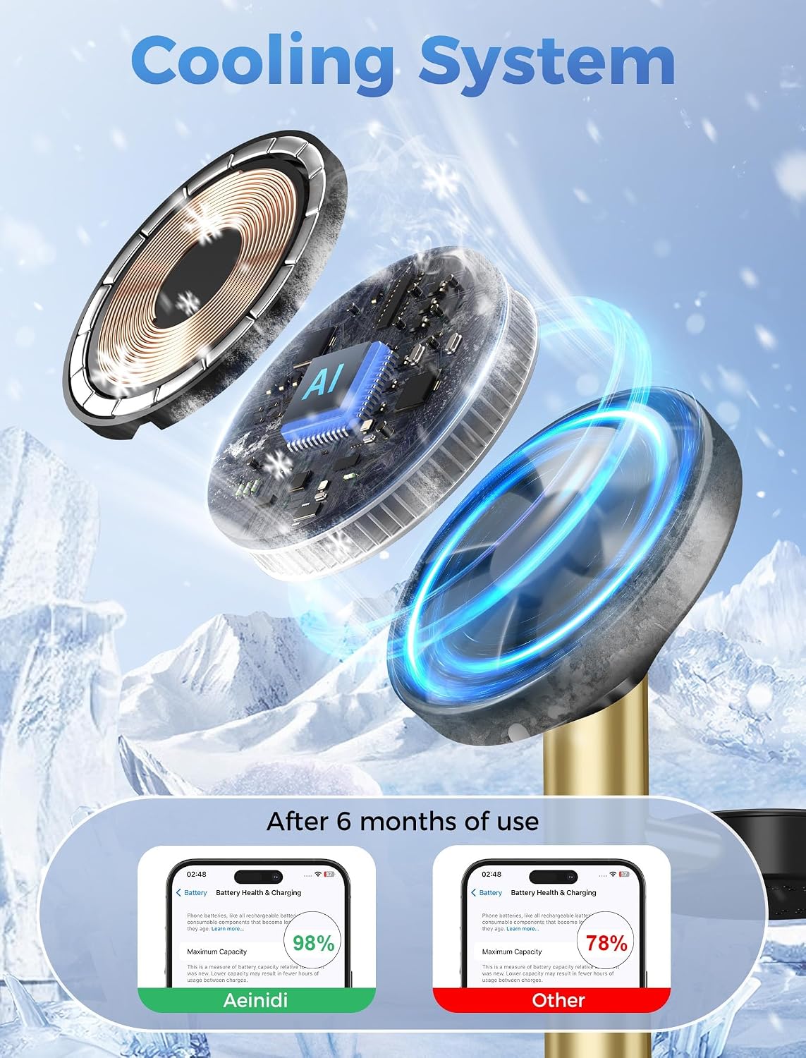 Thumbnail 6 de Aeinidi 3-in-1 Wireless Charging Station 15W